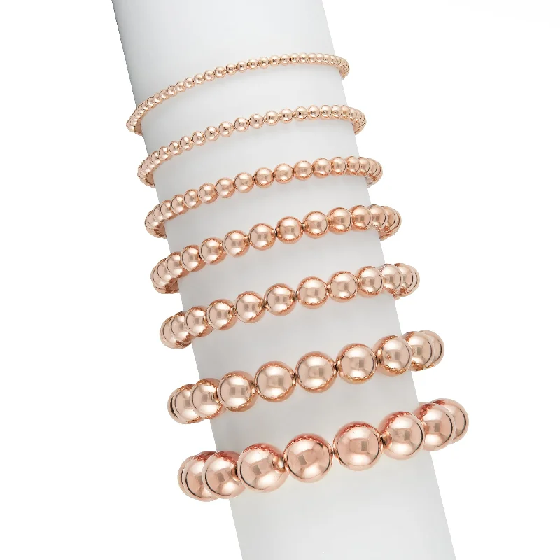 Willow nut bracelet-Baller | Rose Gold Bracelets by Size