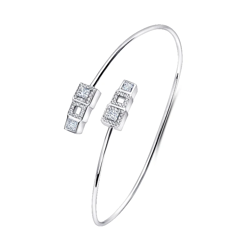 Sharp rim bracelet-Ice Cuff