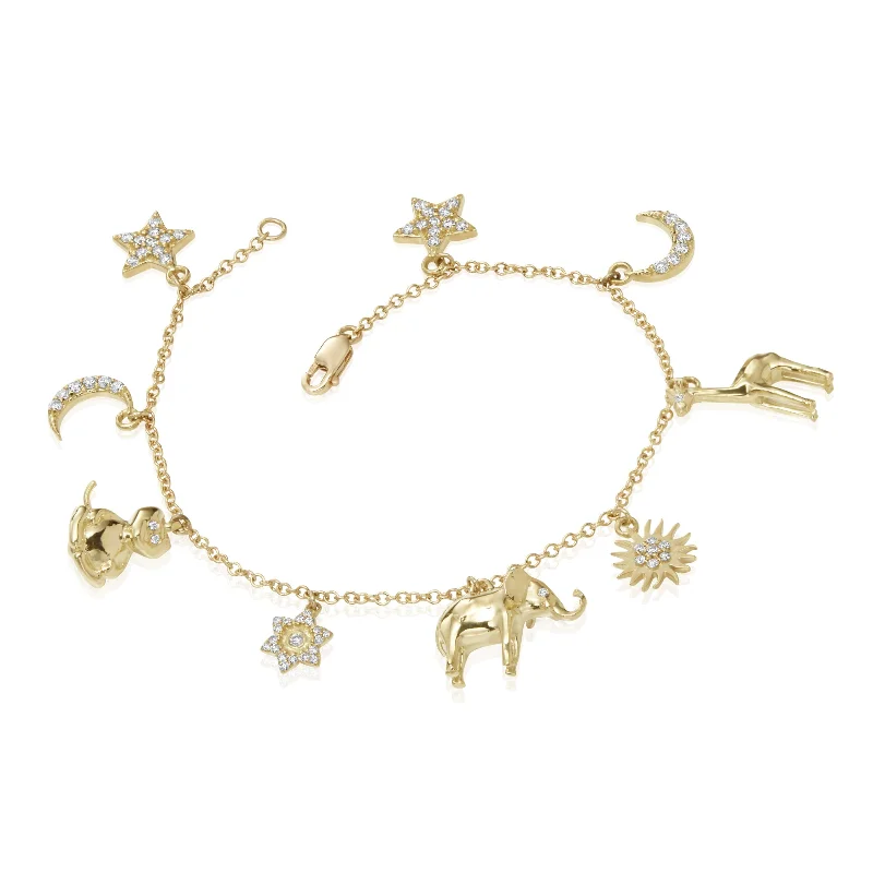 Maple bark bracelet-Serengeti Charm Bracelet / Anklet