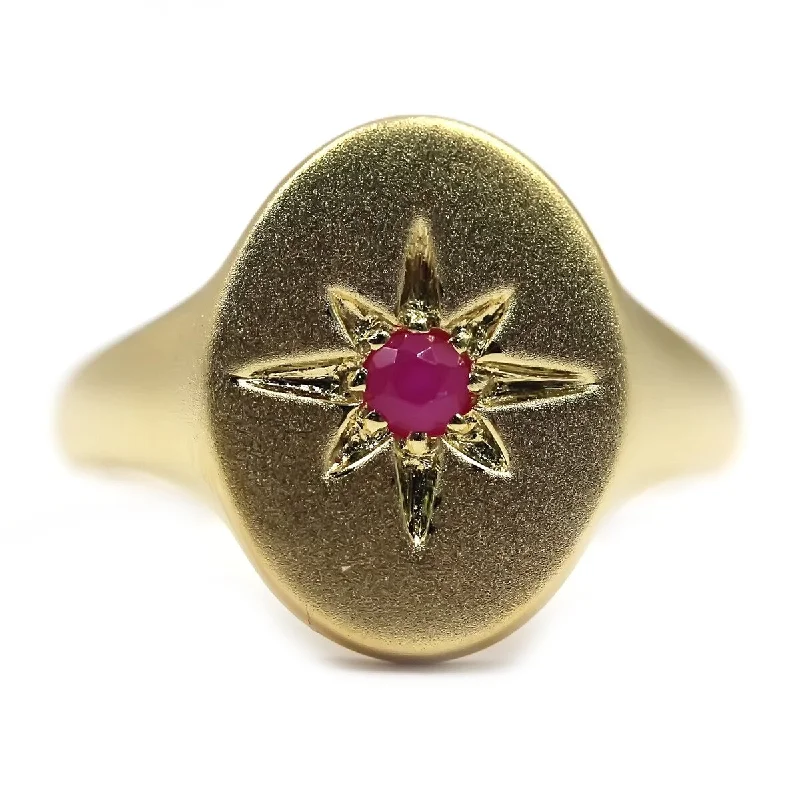 Swirl tide ring-925 Sterling Silver Thai Ruby Ring