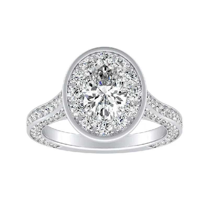 Tundra reed ring-Auriya Platinum Oval-cut 1 5/8ctw Halo Diamond Engagement Ring (I-J, I1-I2)