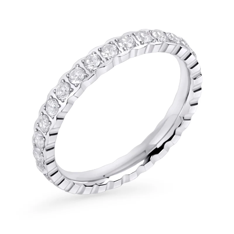 Crimped band ring-Capri Ring