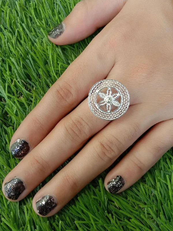 Haze glass ring-Chakra Ring