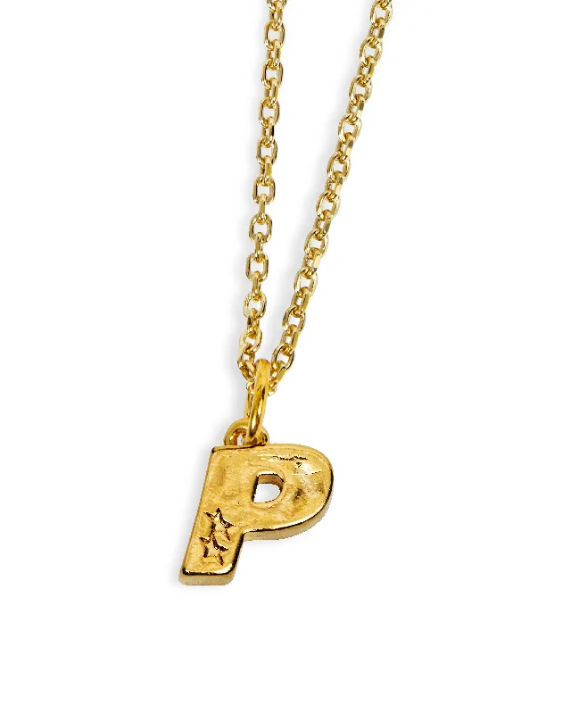 Hidden glyph necklace-P Necklace