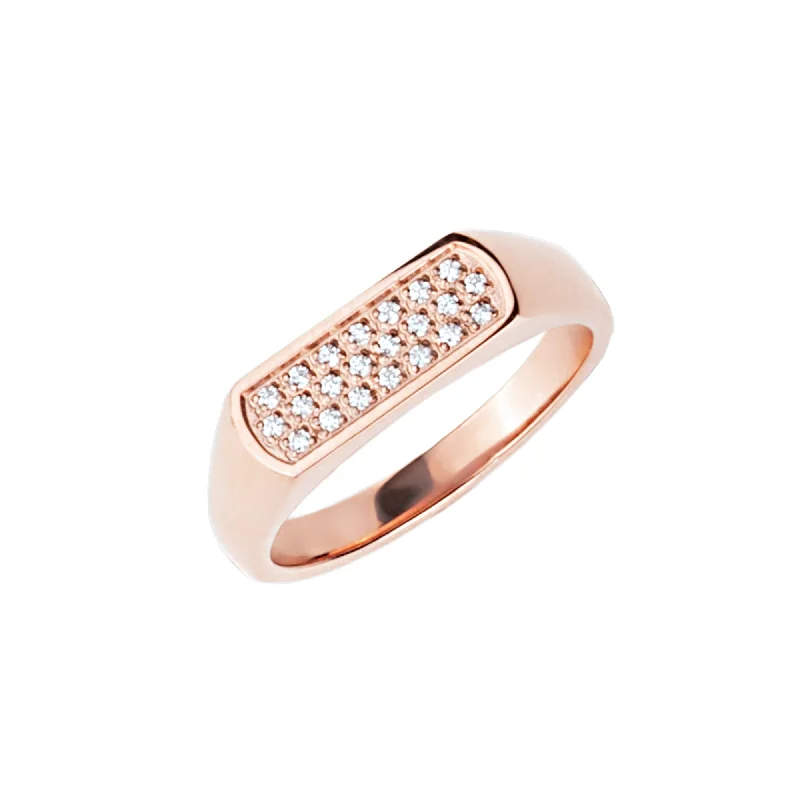 Sesame sprout ring-Signet Chic Ring