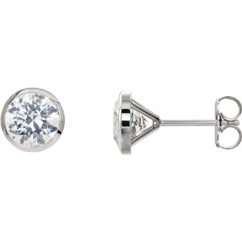 Dome stud earrings-14k White Gold 1/3 CTW Diamond Cocktail-Style Earring for Women